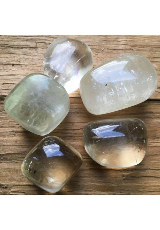 CALCITE Crystal Tumblestones 1pc Stone Healing High Quality MINERALS Chakra Reiki A+-1