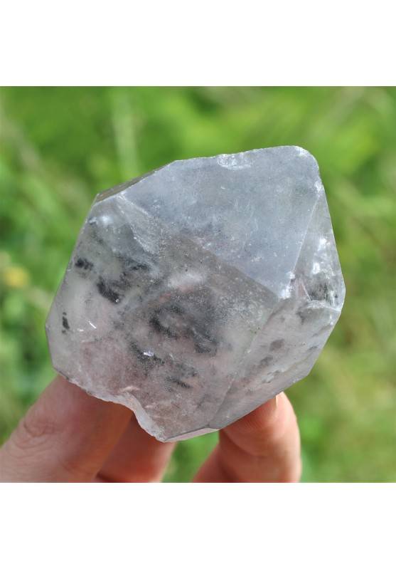 Minerales Punta Cuarzo Blanco Inclusiones Enhydro terapia de Cristales Chakra A+-1