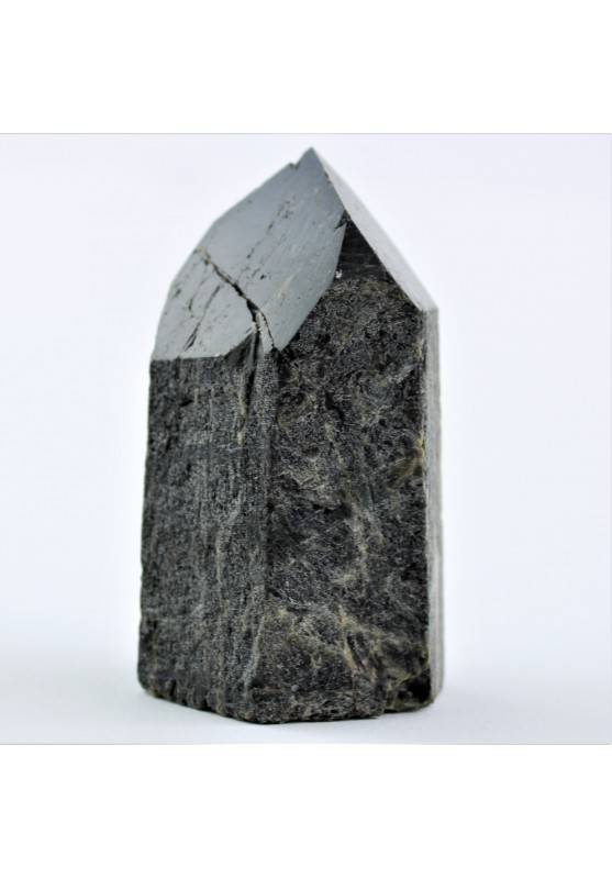 Minerali * Punta TORMALINA NERA Grezza Pietre Dure Arredamento Chakra Zen 126g-1