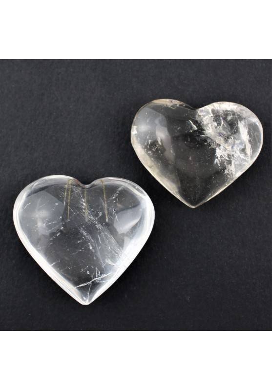 HEART Love Hyaline Inclusion Quartz Pure Minerals Crystal Healing Home Decor-2