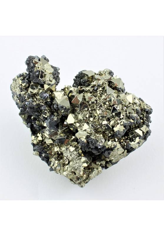 Hermosa PIRITA con Marcasita Minerales Decoración de Hogar Alta Calidad 250g A+-2