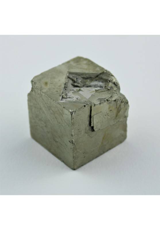 Minerali Grande PIRITE Cubica Collezionismo Arredamento Chakra Reiki Zen 113g A+-1