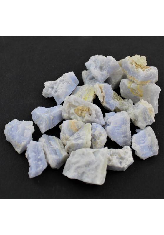 Calcédoine Brute Minéral Cristal thérapie Objets de collection Chakra Reiki Zen A+-1