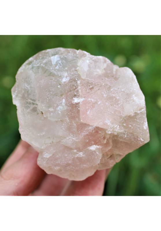 MINERALS * Rough Pink Fluorite Home Decor Specimen Crystal Healing Chakra 260g-1