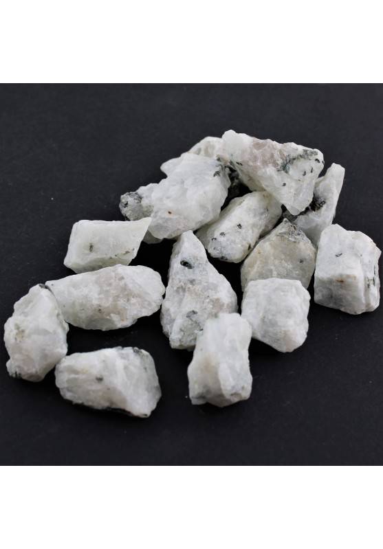 Labradorite Blanca en bruto Piedra de luna reflejo azul terapia de cristales-1