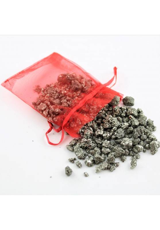 Minerali * PIRITE Grezza sacchetto 100g Collezionismo Cristalloterapia Chakra Zen-1