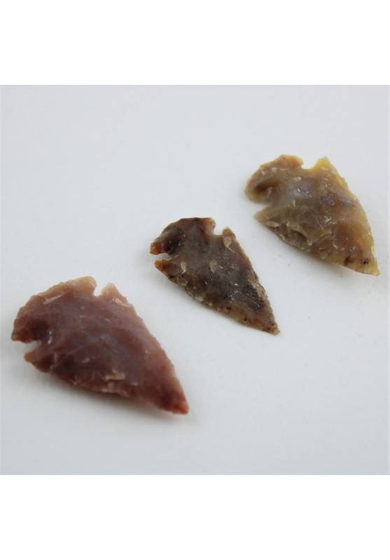Minerales Punta Flecha Silex Prehistórica Terapia de cristales Chakra Zen A+-1