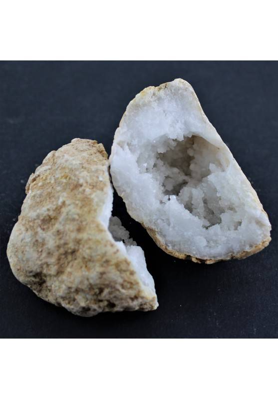Minerali * Drusa Grezza Quarzo Geode Arredamento Collezionismo Cristalloterapia-1