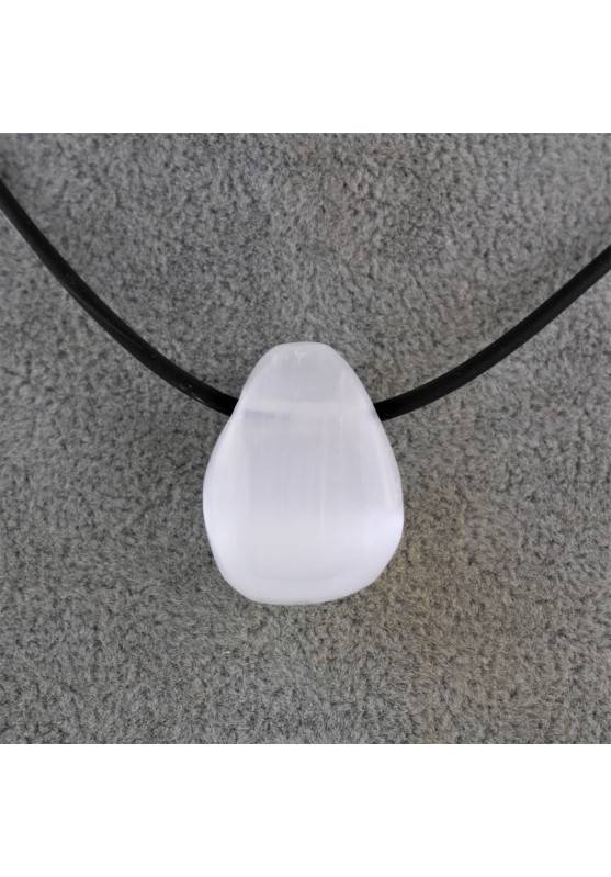 Pendant SELENITE Drop Gift Idea Angel's Stone Crystal Healing Chakra Energy A+-2