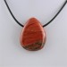 Pendant Bead in RED Jasper Necklace Crystal Healing Chakra A+-1
