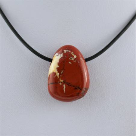 Pendant Bead in RED Jasper Necklace Crystal Healing Chakra A+-4