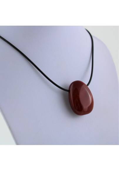 Pendant Bead in CARNELIAN Necklace Tumbled Crystal Healing Chakra Quality A+-2