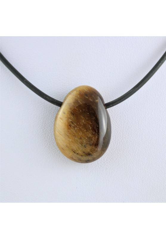 Pendant Bead in Tiger's Eye Stone Reiki Necklace Crystal Healing Chakra-1