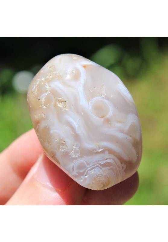 Minerals Good AGATE from Madagascar with fossilized water Enhydro Reiki Zen-1