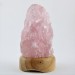 Lampada GRANDE in Quarzo Rosa Pura di Alta Qualità Minerali Arredamento Chakra-2