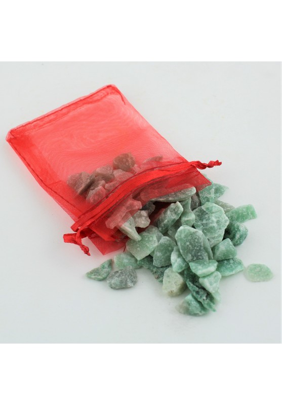 Rough Stones in Green AVENTURINE Bag 50gr Crystal Healing Chakra Reiki Zen-1