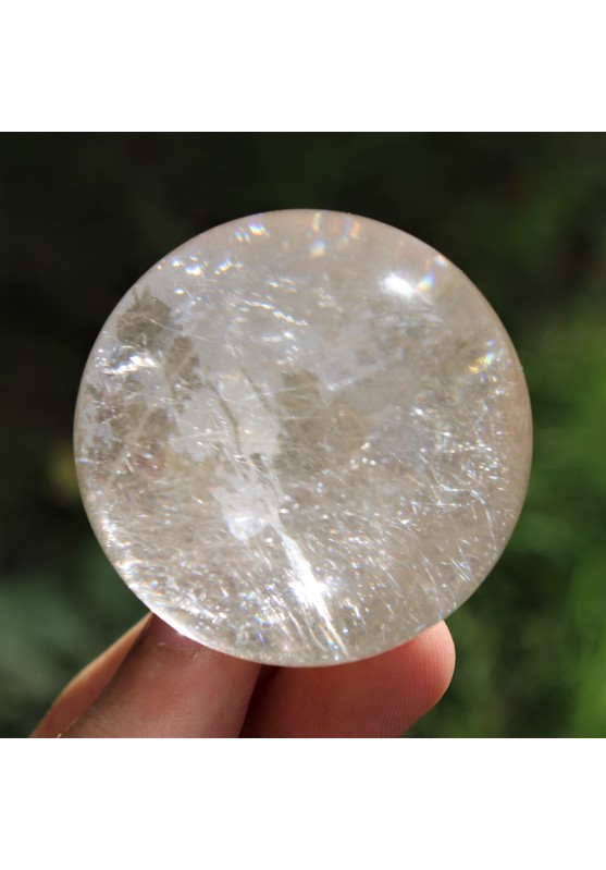 Sphere RUTILATED QUARTZ Optical Lodolite Crystal Healing Home Decor High Quality-1