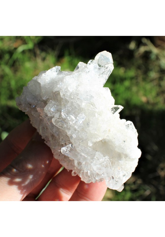 Rock Crystal Clear Quartz Hyaline Cluster Minerals Crystal Healing High Quality-1