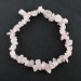 Bracelet in Rose Quartz Chips Crystal Healing Chakra Minerals Tumbled Stones A+-1
