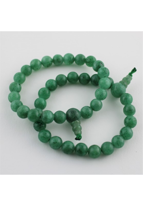 Bracelet Green Aventurine in Mala Mineral Crystal Healing Zodiac Aries-2