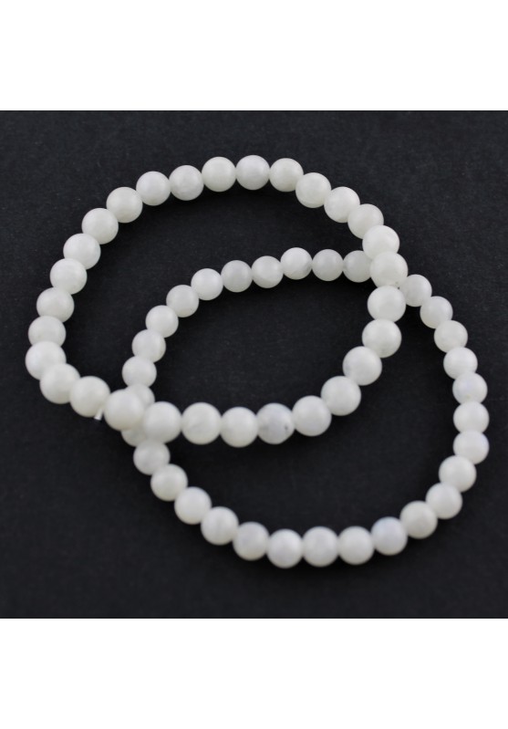 Bracelet Tumbled White Labradorite Sphere 7mm Moon Stone Crystal Healing Chakra-2