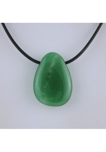 Necklace Bead in Green Aventurine Pendant Gift Idea Crystal Healing Gemstone Reiki