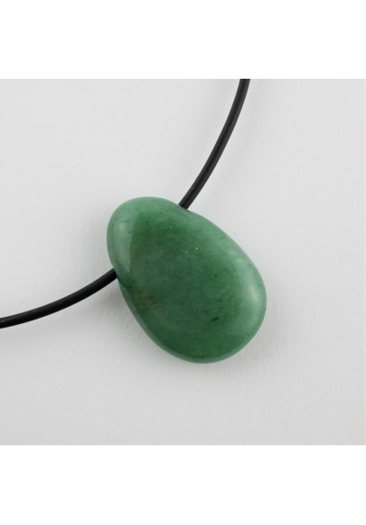 Necklace Bead in Green Aventurine Pendant Gift Idea Crystal Healing Gemstone Reiki
