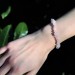 Bracelet in Rose Quartz Chips Crystal Healing Chakra Minerals Tumbled Stones A+-6
