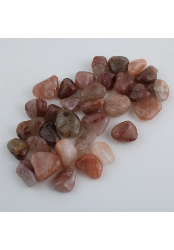 Red Fire HEMATOID QUARTZ Tumblestones Crystal Healing High Quality Chakra Reiki A+-1