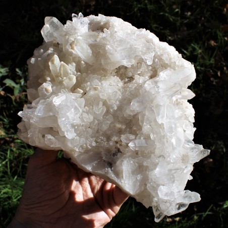 Grande Drusa Natural Hyaline Quartz 1904gr Rock Crystal Extra Quality A+-2