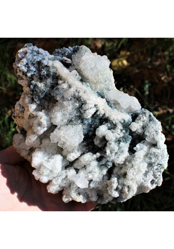 Minerales Geoda AMATISTA y CUARZO Geode Decoración de hogar 948gr-1