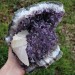 Minerals Druzy Amethyst Geode with calcite Natural Rough Home Decore 3473g-2