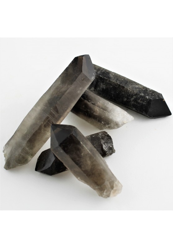 Minerales Punta CUARZO FUMÈ Terapia de Cristales Decoración de Hogar 50-110g-2
