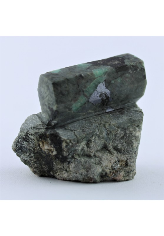 EMERALD Beryl Minerals with Galena 114gr Home Decor Crystal healing-1