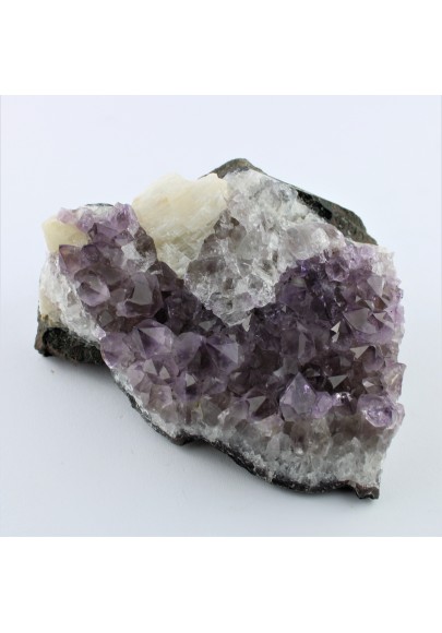 Minerals Druzy AMETHYST with Calcite Crystal Healing Home Decor High Quality Chakra-3