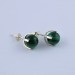MALACHITE Stud Earrings High Quality Crystal Healing Chakra Jewelry Lobe Green-2