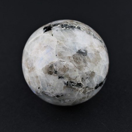 LABRADORITE sphere ball White Moon Stone Collectibles Chakra Crystal Therapy-5