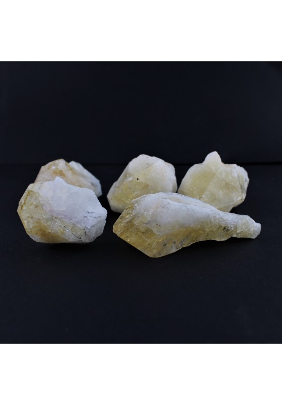 bonito punto de cuarzo citrino Coleccionables Chakra cristal curación Reiki Zen-2