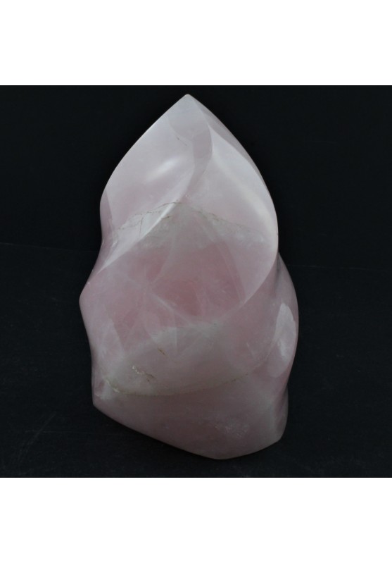 Large Flame in Rose Quartz High Quality Chakra Crystal Healing Collectibles Zen-1