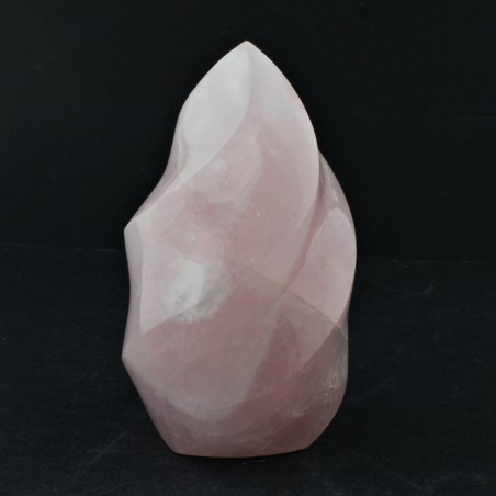 Large Flame in Rose Quartz High Quality Chakra Crystal Healing Collectibles Zen-3