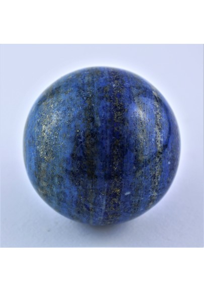 ESFERA de LAPISLÁZULI Azul Oro Minerals Decoración de Hogar Terapia de Cristales-1