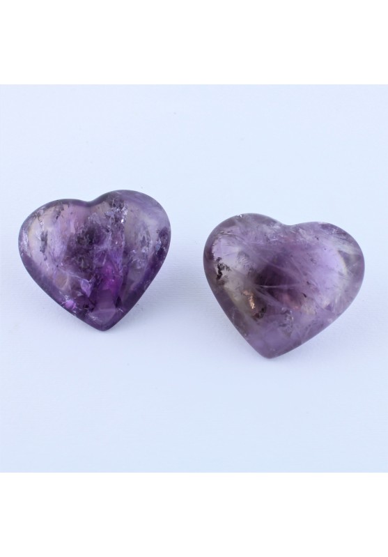 Tumbled Amethyst Heart Crystal Healing Collectibles Furniture Beautiful-1