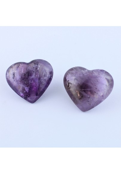 Tumbled Amethyst Heart Crystal Healing Collectibles Furniture Beautiful-1
