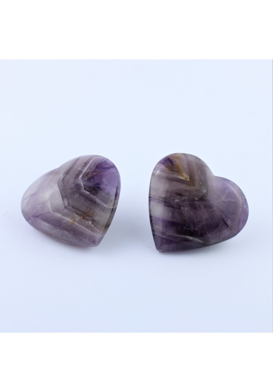 Beautiful Heart in Tumbled Amethyst Crystal Therapy Healing Gift Decoration-1