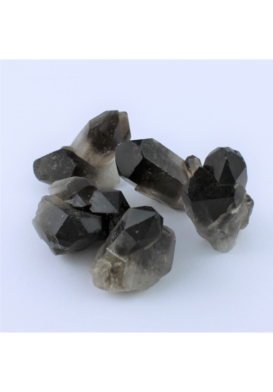 Grupo cuarzo ahumado Excelente Terapia con cristales Coleccionables Alta calidad 84-144 g zen-5