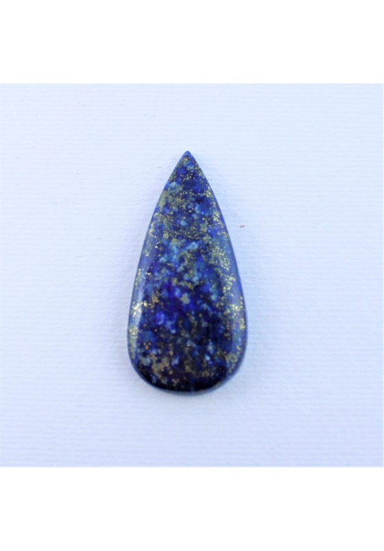 Cabochon Lapis lazuli Macrame Big drop Jewels Riflessi Lapis pendant-1