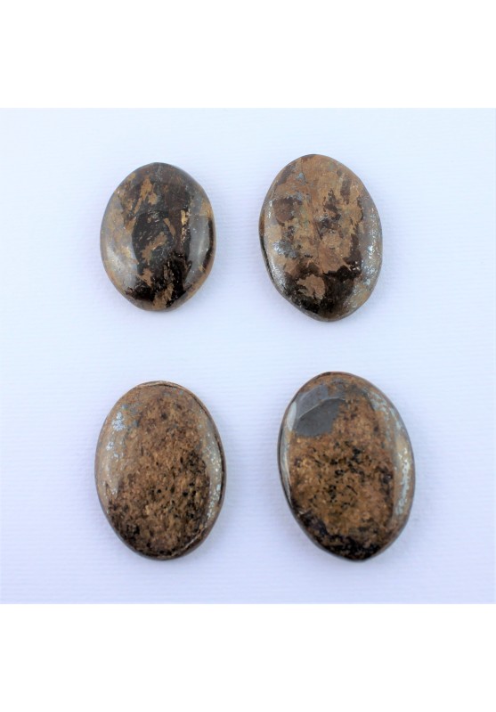 Cabochon in Bronzite Gioielli Pietra della Cortesia Creazioni artigianali Chakra-1