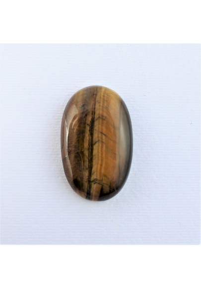 Tiger's Eye Cabochon Large Oval Macrame Pendant Crystal Healing Jewelry-1