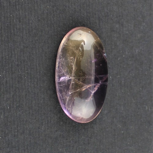 Big Oval Ametrine Quartz cabochon Macrame Pendant Crystal Healing Jewelry-1