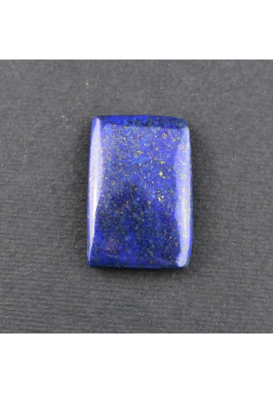Cabochon Lapis Lazuli Rectangle Pendant Blue Macramé Jewelry Crystal Healing-1